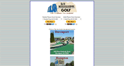 Desktop Screenshot of lilmississippigolf.com